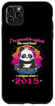 Coque pour iPhone 11 Pro Max Né en 2015 Anniversaire Fun Panda Gaming Unlock The Next Level