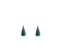 Christmas_To 10Cm Tree With Flocking. 2Pcs N1/L0102f