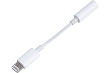 Adaptateur Jack 3,5mm vers Lightning Blanc