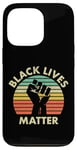 Coque pour iPhone 13 Pro Black Lives Matter - Style rétro