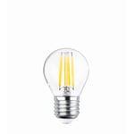 Forever Light Clear LED-lampe med glødetråd, E27 G45 4W 2700K 470lm