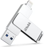 Clé Usb 3.0 Mémoire Stick Pour Iphone 512Go Avec Connecteur [Certifié Mfi] À Lextension De Stockage Ou Le Transfert De Donnés De Ios Appareils Et Mac Pc Ordinateur[Q2025]