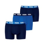 Puma Kalsonger 3P Men Everyday Boxer Marin/Blå bomull Small Herr