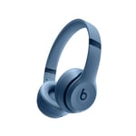 beats Solo 4 – Casque Supra-auriculaire sans Fil Bluetooth, Apple et Android Compatible, 50 Heures d’autonomie - Bleu Ardoise