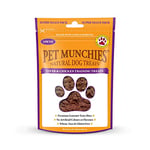 Pet Munchies Liver and Chicken Dog Training Treats, Grain Free Tasty Bites with Natural Real Meat, Low in Fat and High in Protein 150g (Pack of 8)