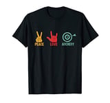 Peace Love Archery Present For Archery Lovers Vintage Archer T-Shirt