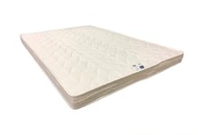 Nuits D'or Matelas Ferme + Alèse 140x190 x 15 cm + Oreiller Visco - 5 Zones de Confort - Ame Mousse Rembourrage 100% polesther