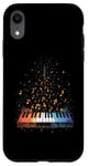 iPhone XR Cosmic Piano Keyboard Case