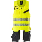 VERKTYGSVÄST,S,HI-VIS GUL/MÖRK