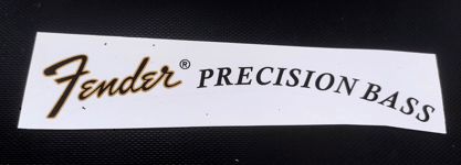 FENDER precision bass  HEADSTOCK LOGO TETE DE BASSE FENDER precision bass