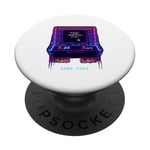 Manette de jeu d'arcade rétro classique PopSockets PopGrip Adhésif