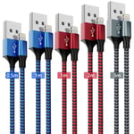 Câbles Charge Iphone0,5 M/1 M/1 M/2 M/3 M-Certifié Mfi-Câble Charge Rapide Usb A-Câble Lightning En Nylon Pour Iphone 14 13 12 11 Pro Max Mini Xr Xs X 8 7 6 6s Plus Se 2020