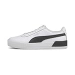 PUMA Women Carina L Baskets, Puma White Puma Black Puma Silver, 37 EU