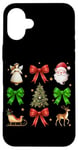 iPhone 16 Plus Christmas Cheer Angel Santa Tree Sleigh Case