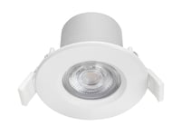 Philips Funksjonell Innfelt Spot, Innsunket Spotlight, Ikke-Utskiftbare Pærer, Led, 2700 K, 350 Lm, Hvit