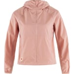 Fjällräven Womens High Coast Short Wind Hoodie (Rosa (CHALK ROSE/302) X-large)