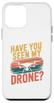 Coque pour iPhone 12 mini Drone drone pilote rétro drone drone