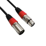 lead xlr microphone cable 1.5m mâle à femelle ligne stéréo prises adaptateur audio rd cable810 l06621