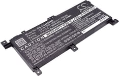 Yhteensopivuus  Asus F556UR-XO278T, 7.6V, 5000 mAh