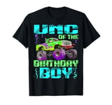 Uncle Of The Birthday Boy Monster Truck Bday Celebrations T-Shirt