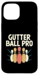 Coque pour iPhone 15 Gutter Ball Pro Bowling Tenpin