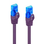 Ewent Câble réseau Type Patch Cat 5e U/UTP, AWG 26/7, 2 connecteurs RJ45 Violet Aubergine 5 MT