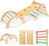 Triangle Climbing Frame for Toddlers,7-in-1 Montessori Climbing Frame Set, 24 1