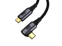 Premiumcord Ku4cu12, 1,2 M, Usb C, Usb C, Usb4 Gen 3X2, 40000 Mbit/S, Svart, Grå