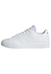 adidas Homme Advantage Base 2.0 Shoes, Cloud White/Cloud White/Shadow Navy, 45 1/3