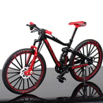 Cykelmodell 1:10 Metall Legering Cykel Leksak Heminredning Present 1:10 Mini Finger Mountainbike Prydnader Simulering Samling