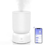 CLEVAST Humidificateur d'air chambre, Humidificateur d'air bébé ultrasonique à remplissage par le haut de 3L, Avec Alexa et APP, Diffuseur, Minuterie, Fonctionnement continu pendant 24H