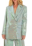 Alma en Pena Veste recouverte de paillettes I24CL710 Vert, vert, S