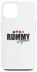 Coque pour iPhone 13 Rummy Legend Hobby Jeu de cartes Romme