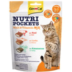 GimCat Nutri Pockets 150 g - Ekonomipack: Malt-Vitamin Mix 3 x 150 g