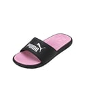 PUMA Femme Cool Cat 2.0 WNS Sandale Glissante, Black White-Pale Pink, 42 EU