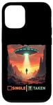 iPhone 12/12 Pro single taken alien man taken by UFO valentine's day boys Case