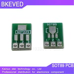 Carte de circuit imprimé SMD,10 pièces,rotation DIP SOP MSOP SSOP SOT23 28 SOP14 SOP16 SOP-8 10 SOP-14 SOP-20 24 SOP-28 SMT pour DIP - Type SOT89