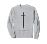 Excalibur The Legendary Sword in the Stone of King Arthur Sweatshirt