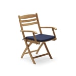 Fritz Hansen - Selandia Armchair Cushion, Quickdry Outdoor Foam, Outdoor Textile / Marine - Dynor och kuddar - Skagerak Design Team - Blå