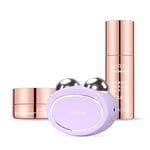 Set FOREO Total Facelift - Appareil micro courant visage avancé BEAR 2 + SUPERCHARGED SERUM 2.0 30ml + SUPERCHARGED Hydratant intense triple action HA+PGA 15 ml - Anti-âge - Soin visage