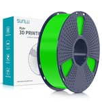 SUNLU Filament PLA+ 1.75mm 1KG, Neatly Wound, Filament pour Imprimante 3D, Filament PLA Plus Résistant, Précision Dimensionnelle +/- 0.02mm, Bobine de 1kg (2.2 LBS) Vert