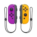 Violet Orange - Manette de jeu Joy Con sans fil, Bluetooth, gauche-droite, avec sangles, double Vibration, co