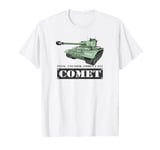 Comet Tank British WW2 Tanks Illustration T-Shirt