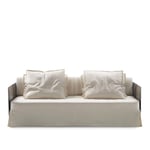 Flexform - Eden Bäddsoffa, Ryggstöd Svart, Tyg Kat. Super - 1644 - Bäddsoffor - Antonio Citterio - Beige