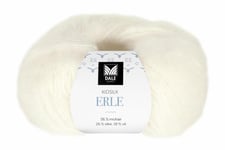 Dale Garn Kidsilk Erle Ubleket-Hvit 0020  50g