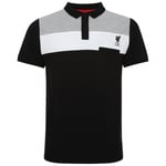 Liverpool FC Mens Colour Block Polo Shirt - S