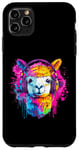 Coque pour iPhone 11 Pro Max Alpaca DJ Dance Club Artwork Techno Music Casque House