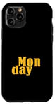 Coque pour iPhone 11 Pro University Varsity-Gold Monday Varsity-Gold Yellow