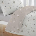 Silentnight Safe Nights Celestial Cot Bed Duvet Cover Hypoallergenic Soft Cotton