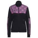 adidas Träningsjacka - Svart/Rosa Dam, storlek XX-Small